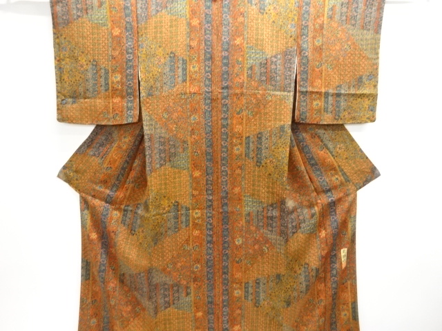 JAPANESE KIMONO / UNUSED KOMON / FLOWER SARASA 